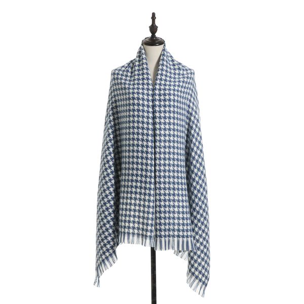 

sellingcashmere warm scarf autumn & winter luxurious scarves 180*70cm or 70.86*27.55inch fashion pashmina, Blue;gray