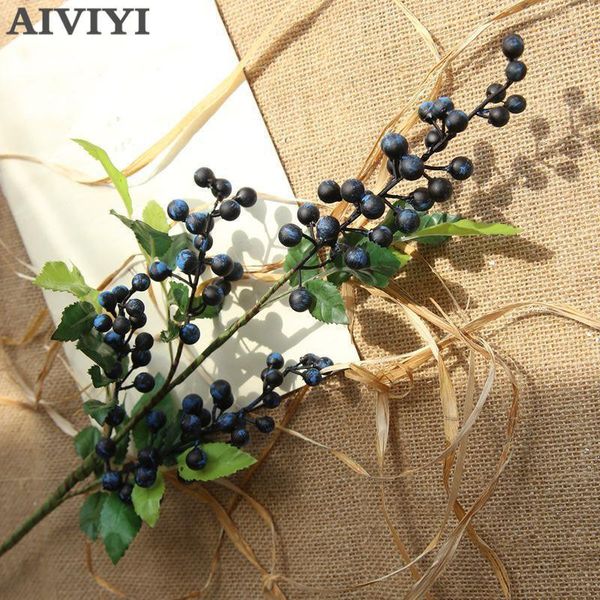 

artificial dried flowers small fresh christmas berry fake flower arrangement home decoration wedding diy artificiales1