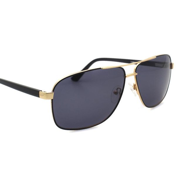 

eyewear male acetate men mst113 uv400 sunglasses rectangle gold gray design kkgjd, White;black