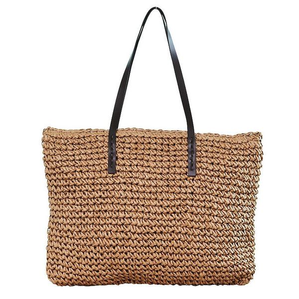

bohemian women straw beach bag large ladies handbag summer rattan bags for women 2020 woven handmade travel tote bags bolso w282