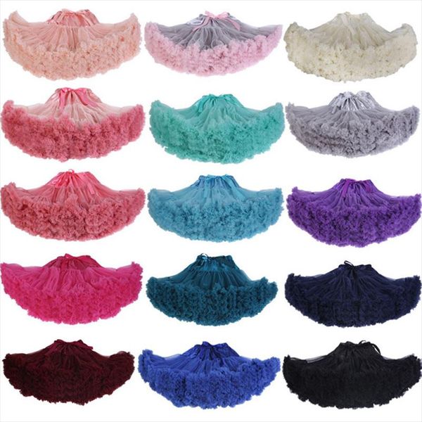 

2020 extra пушистого девочка-подросток adualt женщина pettiskirt tutu женщины пачка партия танец взрослые юбка производительность ткань юбка, Black