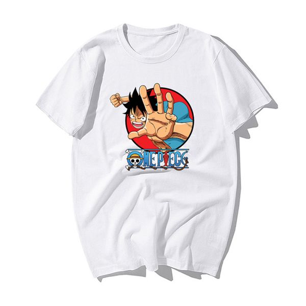 

cool janpan anime one piece luffy fashion anime tshirt casual summer harajuku streetwear short sleeve hooded sweatshirt hoodie men t shirt