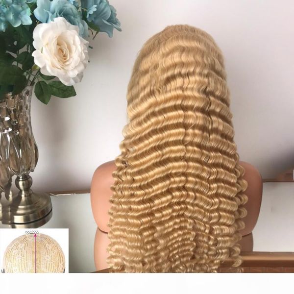 

13*1 t part wigs #613 straight wigs with baby hair straight brazilian human hair 180% density for black women, Black;brown