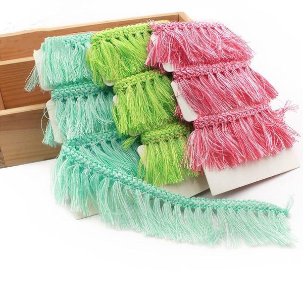 

polyester fringe lace tassel 4cm multicolor handmade fringes trim ribbon for diy crafts tablecloths garments bags accessories 5y h jlltyv