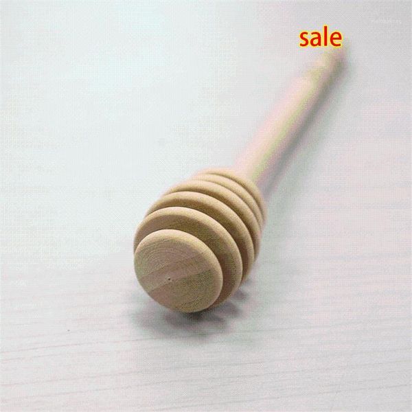 Löffel Großhandel Mini Holz Honig Stick Dipper Party Versorgung Holz Löffel Für Glas Lange Griff Mischen Stick1