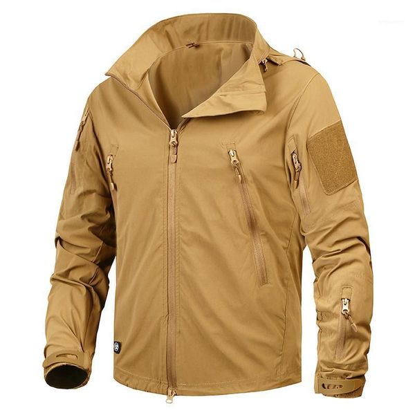 

mege brand clothing new autumn men's jacket coat clothing tactical outwear us army breathable nylon light windbreaker1, Black;brown