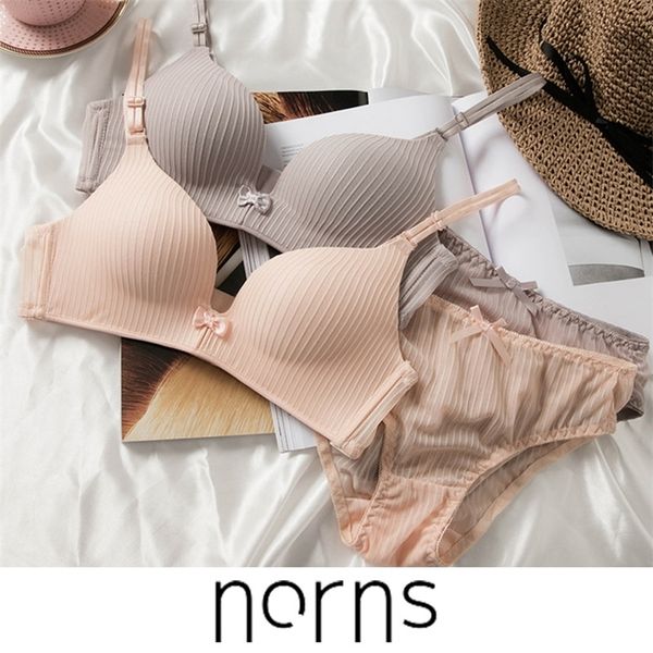

norns romantic temptation women slim bra and panties set women push up bra comfort breathable backless bralette lj201211, Red;black