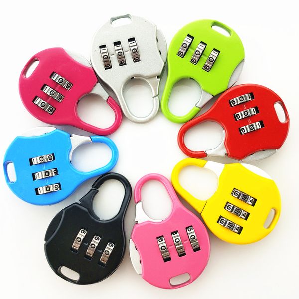

mini padlock luggage backpack suitcase combination password lock student children outdoor travel locker security metal padlock bc bh2704
