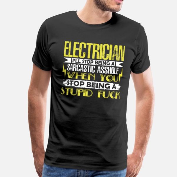 

electrician tee shirt designers graphic t shirt customized street summer tracksuit hoodie sweatshirt