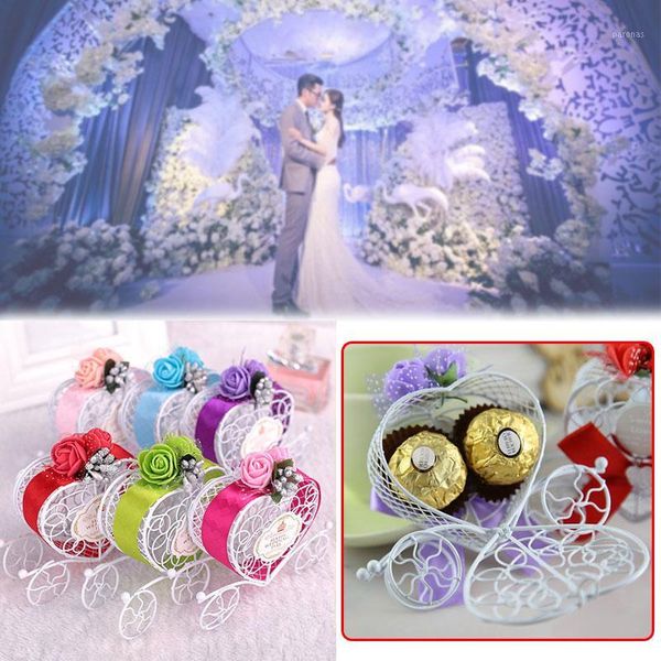 

gift wrap box candy hollow carriage designed wedding supplies party favour home & garden storage holder birthday ribbon cars1
