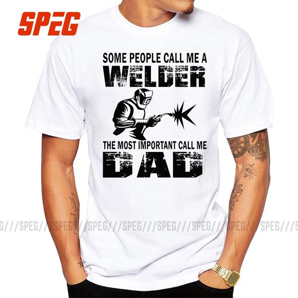 

welder dad men's fashion t shirt short sleeve 100% cotton backing round collar tshirts boy tee shirt sport hooded sweatshirt hoodie