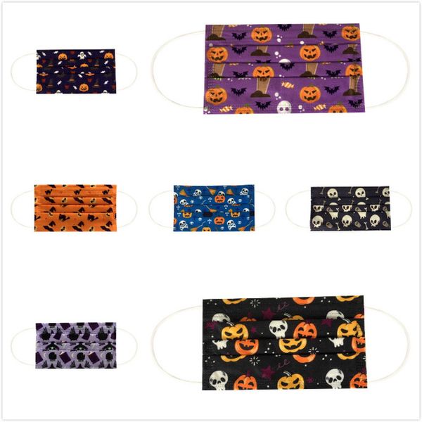 

disposable fashion masks new face halloween cartoon pattern daily protection prevention meltblown non-woven fabric volto mask