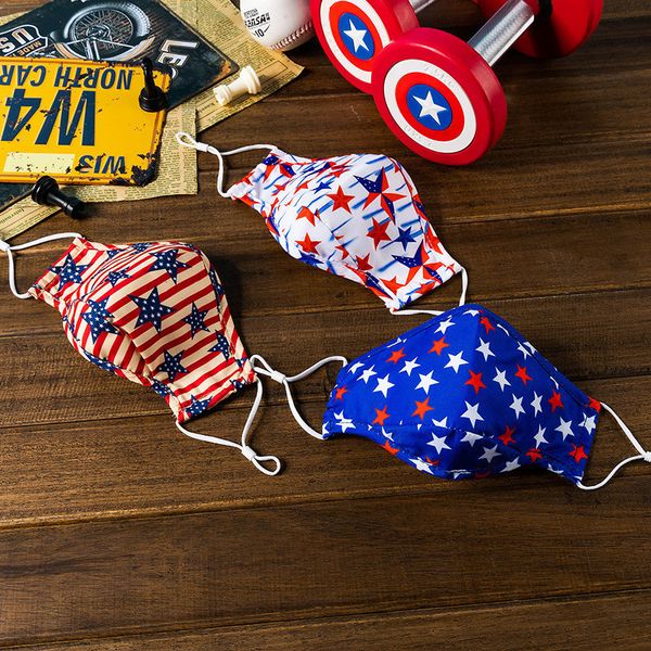 

disposable kids layers pm 3 face 2.5 anti dust children style carbon filter windproof pentagram print mouth mask 150pcs t1i2164