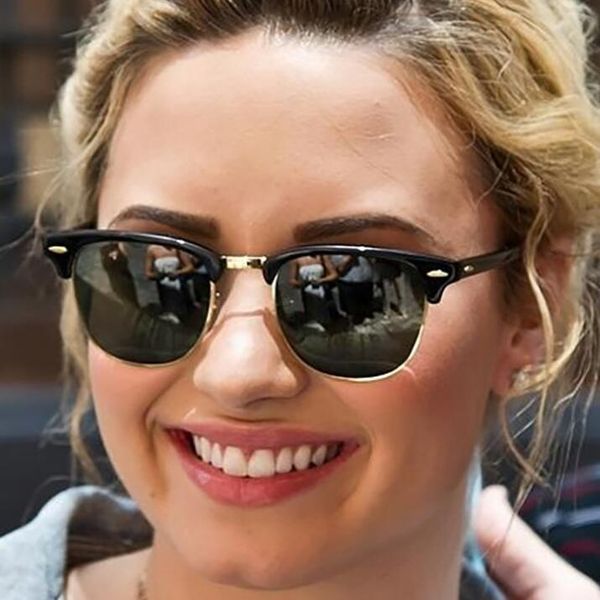 

fashion club sunglasses men women sun glasses designer shades master gafas de sol mirrored brand eyewear with cases, White;black