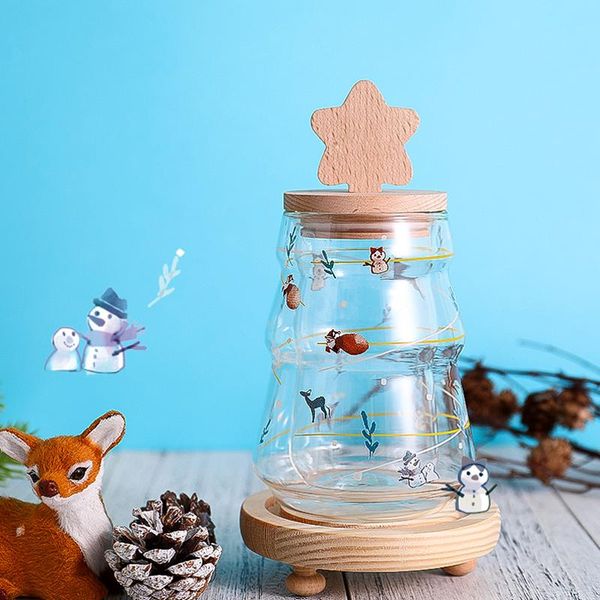 

christmas tree star cup merry christmas creative transparent double glass coffee milk cup childrens christmas gift wmtedm bdesybag