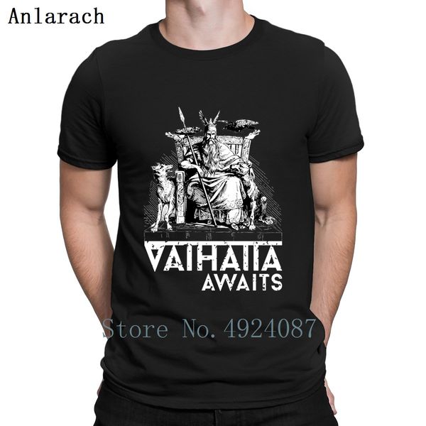 

odin valhalla awaits t shirt kawaii summer fitted create designer shirt great interesting streetwear fashion sport hooded sweatshirt hoodie