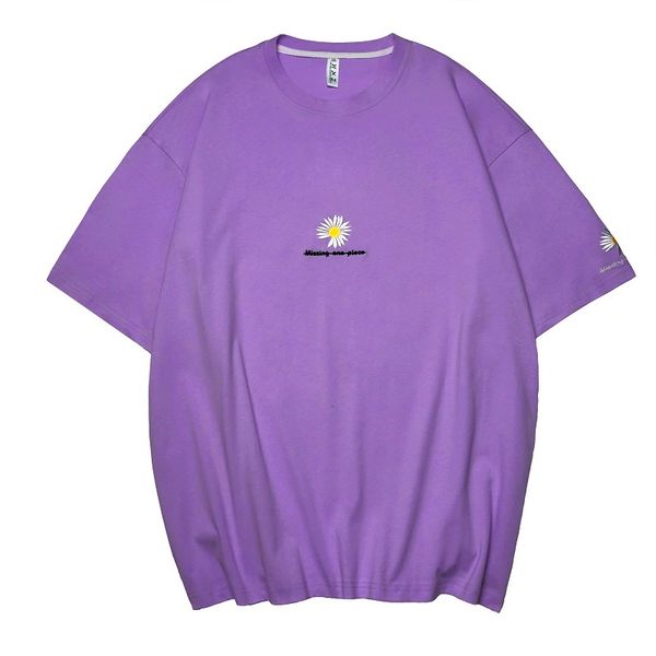 

purple summer new cotton t shirt men short sleeve garments m02p 3kv4, White