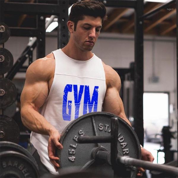 

muscleguys brand gyms clothing fitness tank patchwork mens bodybuilding stringer vest workout singlet sleeveless undershirt1, White;black