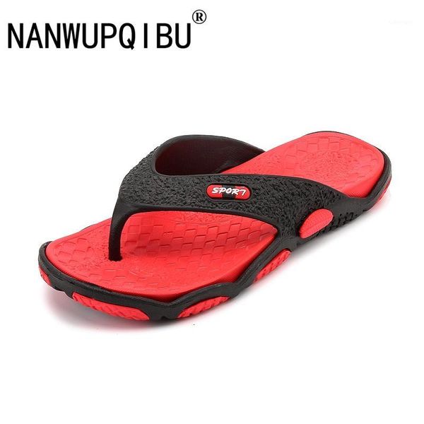 

2019 mens flip flops summer men's new style rubber soft shoes outdoor beach men's slippers massage men water footwear1, Black