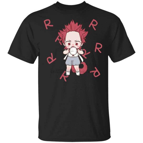 

киришима eijirou chibi аниме cute baby cat black m xxxl чистый хлопок балахон дизайнеров футболки толстовка