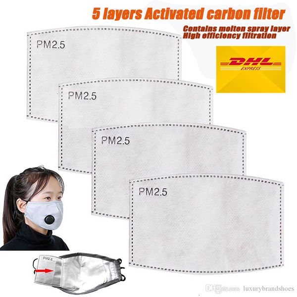 

filter for pm2.5 paper anti dhl carbon child kids insert protective filter for diy face m c784