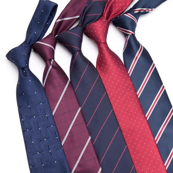 

handkerchiefs men tie business 8cm striped necktie mens wedding parties dress jacquard ties bowtie cravats accessories gravatas para homens, Blue;white