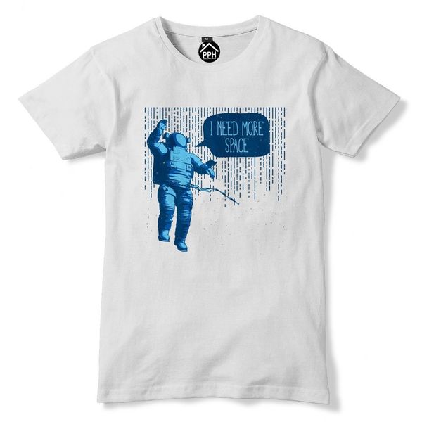 

new fashion fashion brand i need more space retro print astronaut travel movie sport hooded sweatshirt hoodie men t shirt