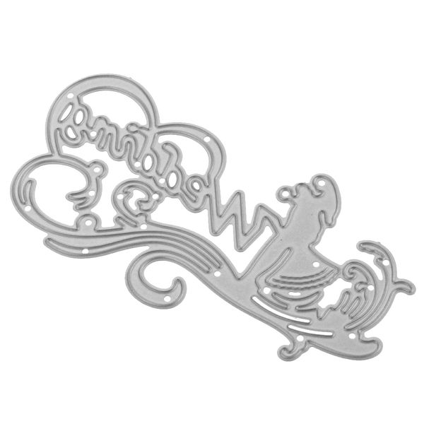 

silver metal cutting dies stencils for diy embossing paper cards bride groom