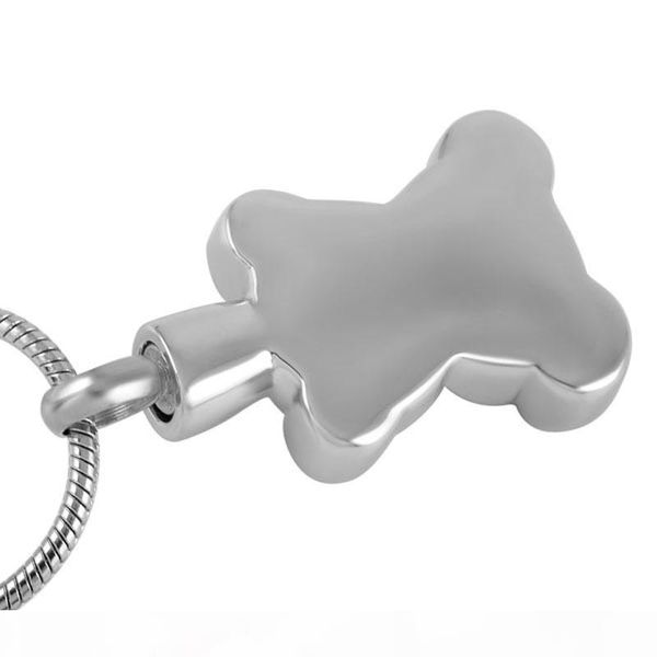 

ijd8657 stainless steel bear cremation pendant hold ashes urn keepsake necklace memorial for children jewelry, Silver