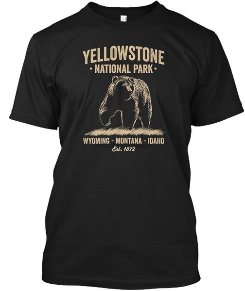 

yellowstone national park bear wyoming montana idaho popular tagless outdoor wear short sleeve i sport sweatshirt hoodie t shirt