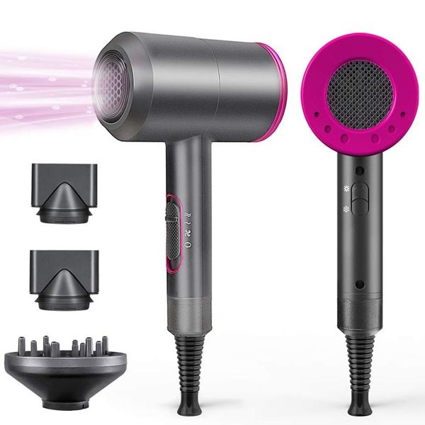 

hair dryer strong wind professional hairdryer brush dryer cold negative ionic hammer blow dryer electric hair bbymdi