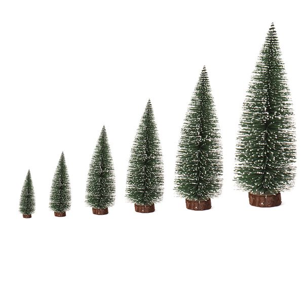 

2021 latest1pc mini pine christmas tree artificial tabledecorations festival plastic miniature trees 2021happy new year new