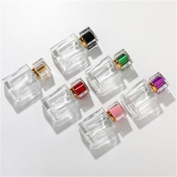 

new empty refillable bottles portable perfume bottle traveler glass spray atomizer transparent container for travel camping