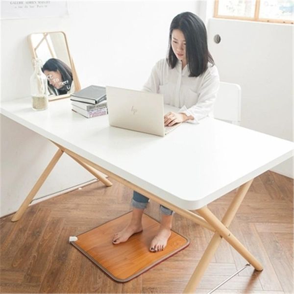 

home heaters st-1,electric foot warmer heating pad warm cushion electric mat carpet for feet thermostat warming tools office1
