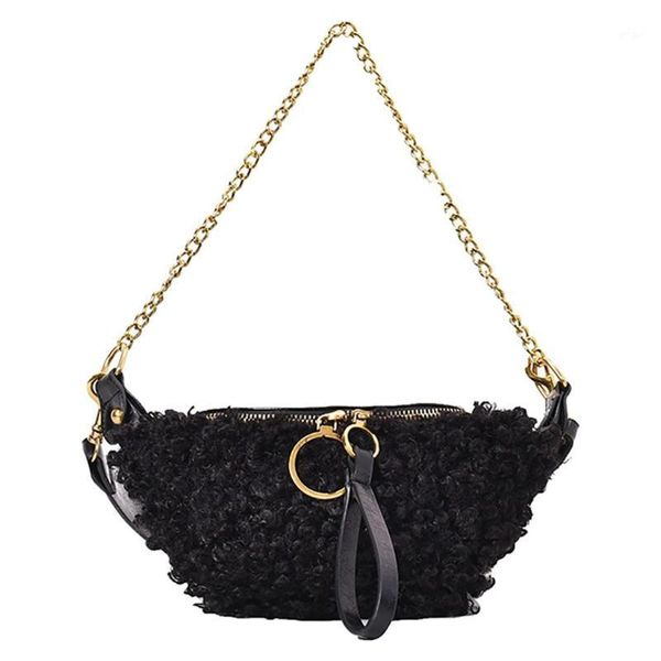 

zipper bag leather waist bag party prom bridal evening envelope clutch shoulder bags chain crossbody handle bags #lr31