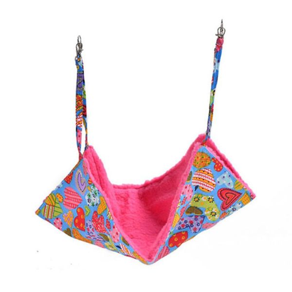 

cat beds & furniture pet warm canvas flannel plush hanging bed sleep mat soft hammock winter kitten cage cover sofa cushion bunk