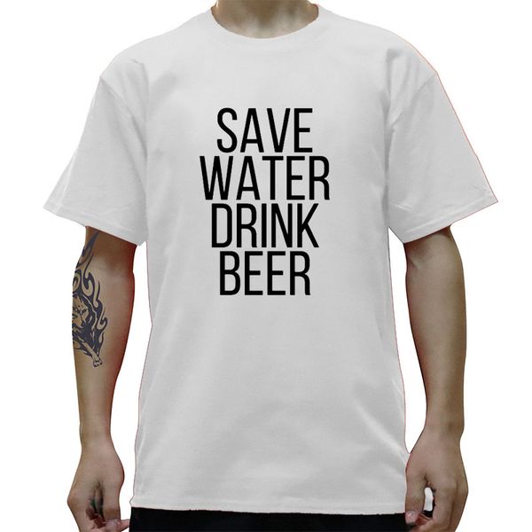 

save water drink beer funny graphic mens summer style fashion short sleeves oversized streetwear hoodie designers t shirts sweatshirt