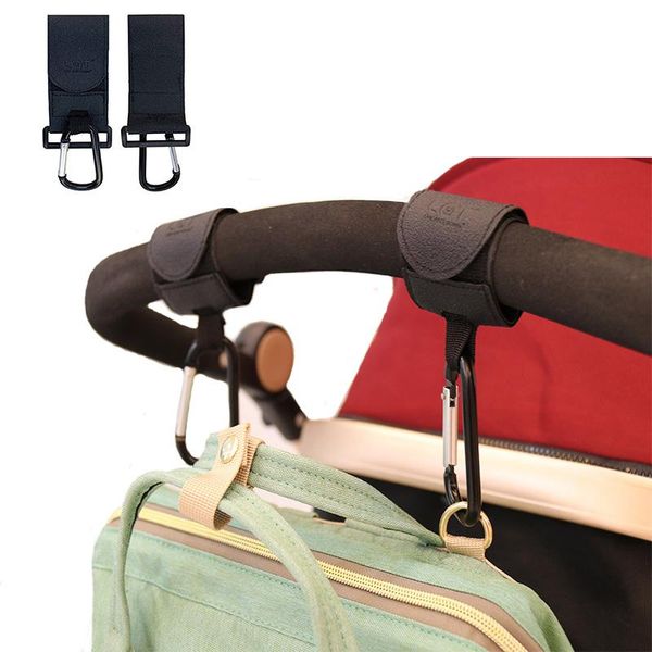 

stroller parts & accessories baby hanger bag leather hooks pram rotate 360 degree cart hook shopping clip