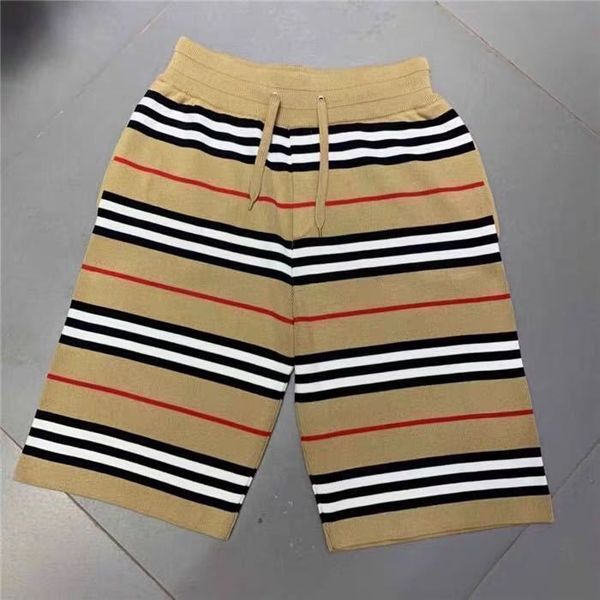 

you'll 2021 new see shorts striped silk ice mesh pants stretch beach tide 5hgv, White;black