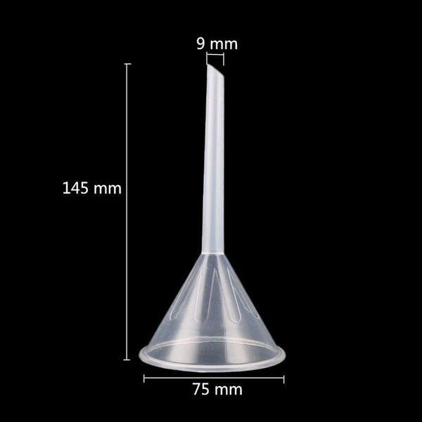 

5 pcs 75mm plastic funnel perfume liquid essential oil filling empty bottle packing equipment laboratory bbypot