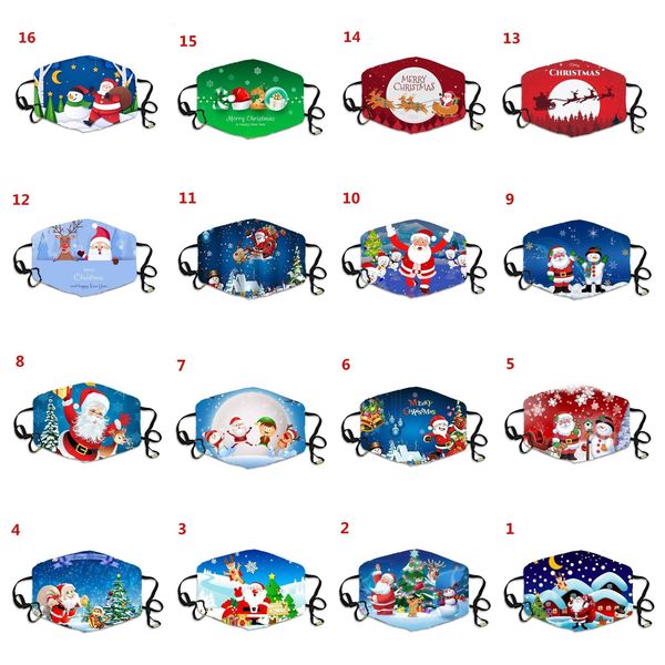 

бесплатная доставка dhl 2020 новой продажи моды рождество печать моющихся пыль вентиляция маска для лица дизайнер спорта на открытом воздухе