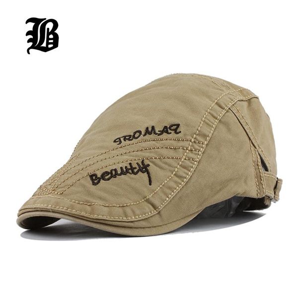 

flb] fashion beret hat casquette cap cotton hats for men and women visors sun hat gorras berets planas flat caps adjustable, Blue;gray