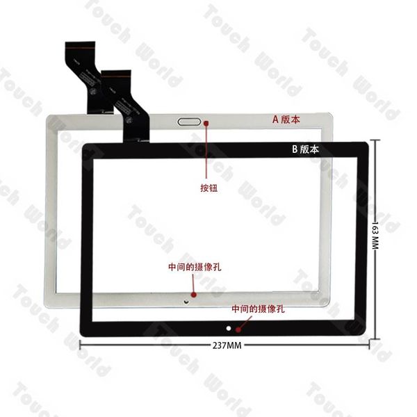

2.5d 10.1'' new angs-ctp-101306 tablet touch screen digitizer touch panel sensor