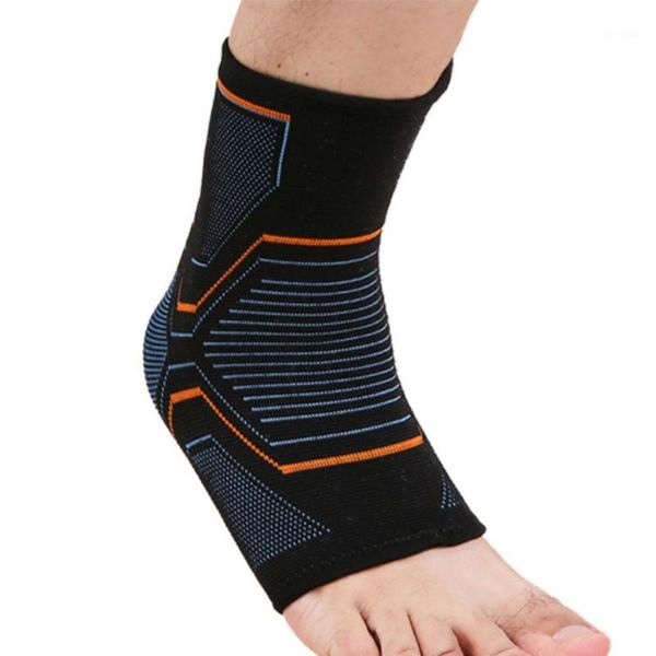 

ankle support 1pcs elastic practical sports protector breathable comfortable running basketball brace support1, Blue;black