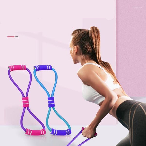 

yoga resistance bands elastic band sports exercise puller 8-shaped chest expander for body building home gym fitness equipment1