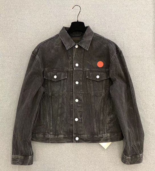 

2020 loose solid casual men denim jacket hip hop fashion thin jean coat clothes jackets bb, Black;brown