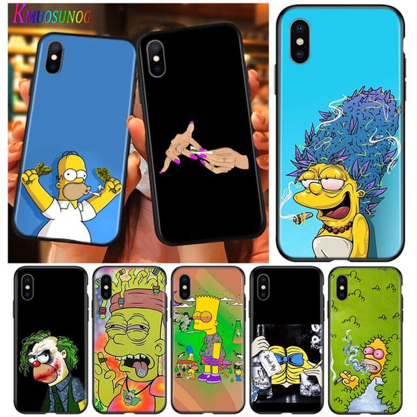 

vip 11 pro max se case simpson smoke cartoon vip xs max xr 8x8 766s plus se 55s case