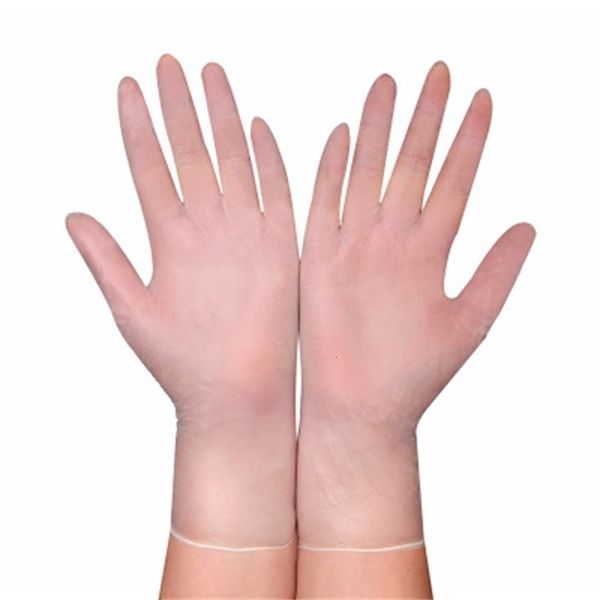 

pvc clear gloves hands disposable transparent color protective gauntlets household protect wholesale