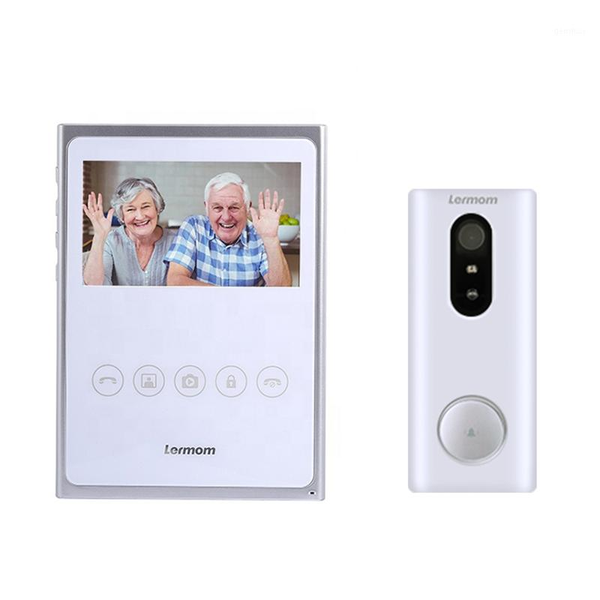 

4.3inch 2.4g gsm smart home wireless wifi video doorbell intercom system with unlock function1