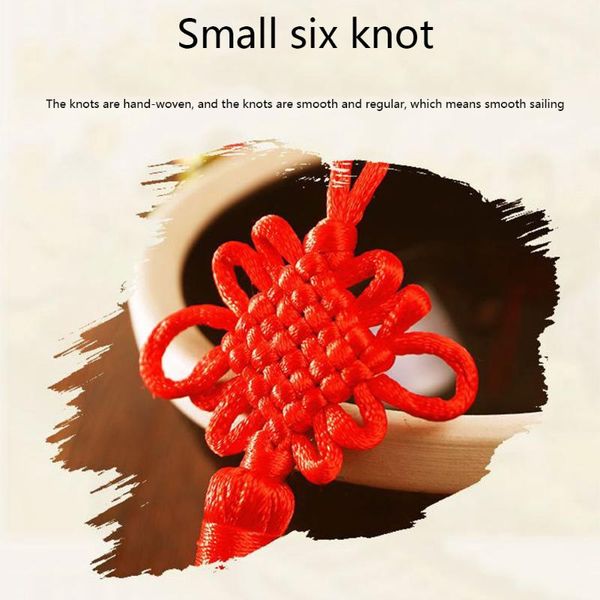

2pcs chinese knot tassel mascot jewelry making gift handwork home fringe diy pendant interior exquisite car ornaments good luck